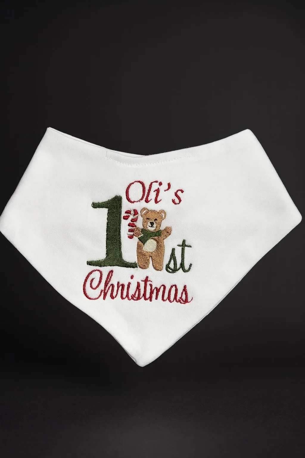 Baby’s First Christmas Bandana Bib