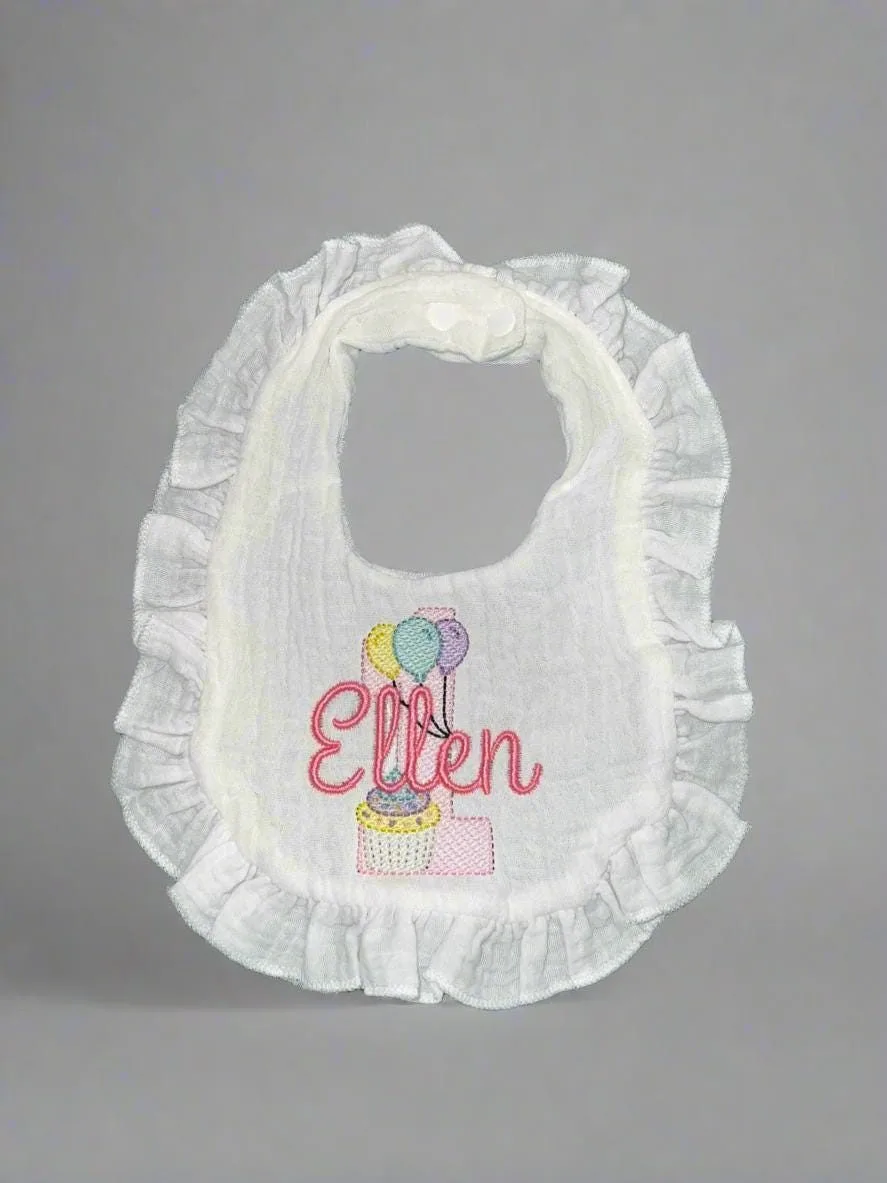 First Birthday Bib