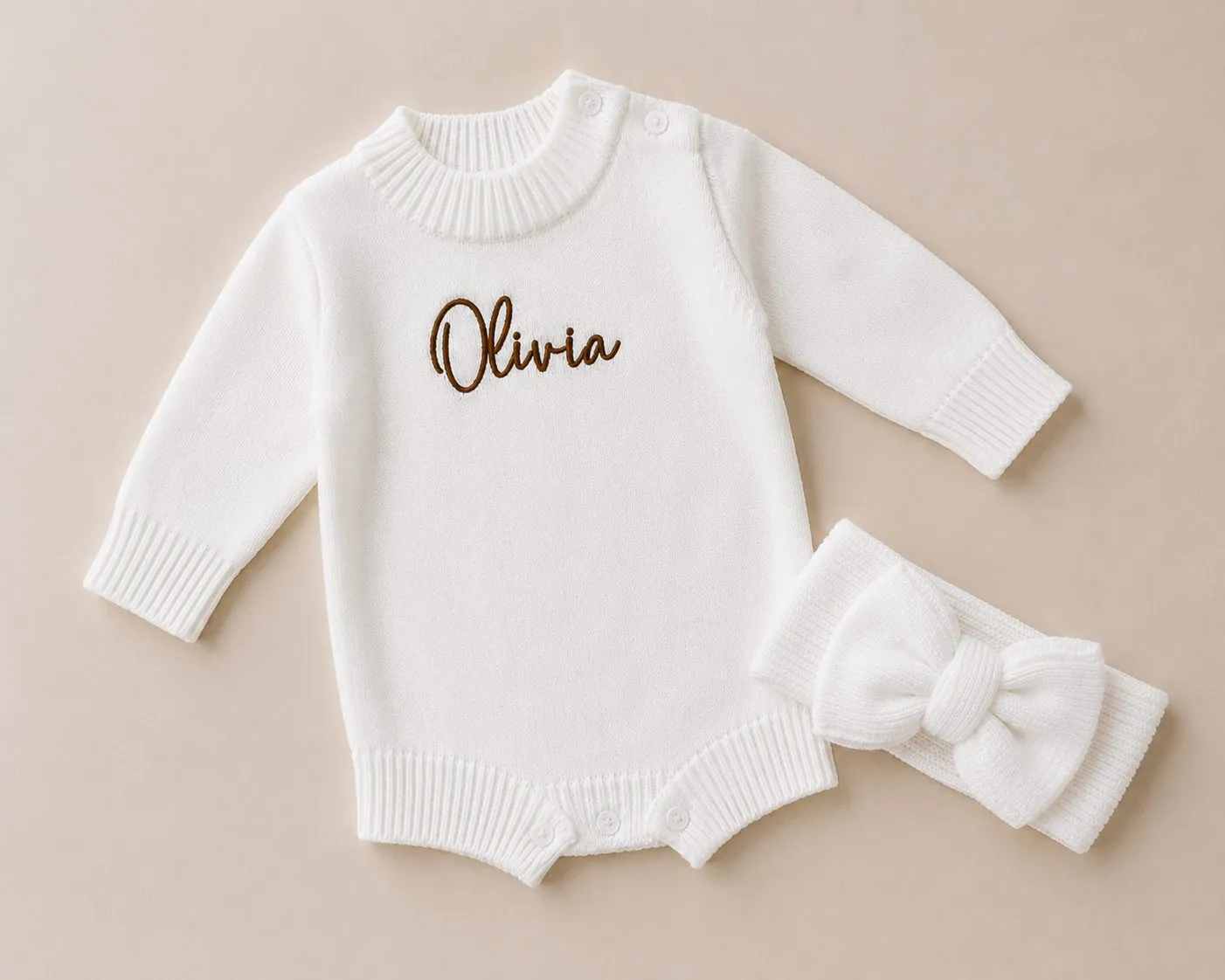 Luxury Cloud Romper and Headband