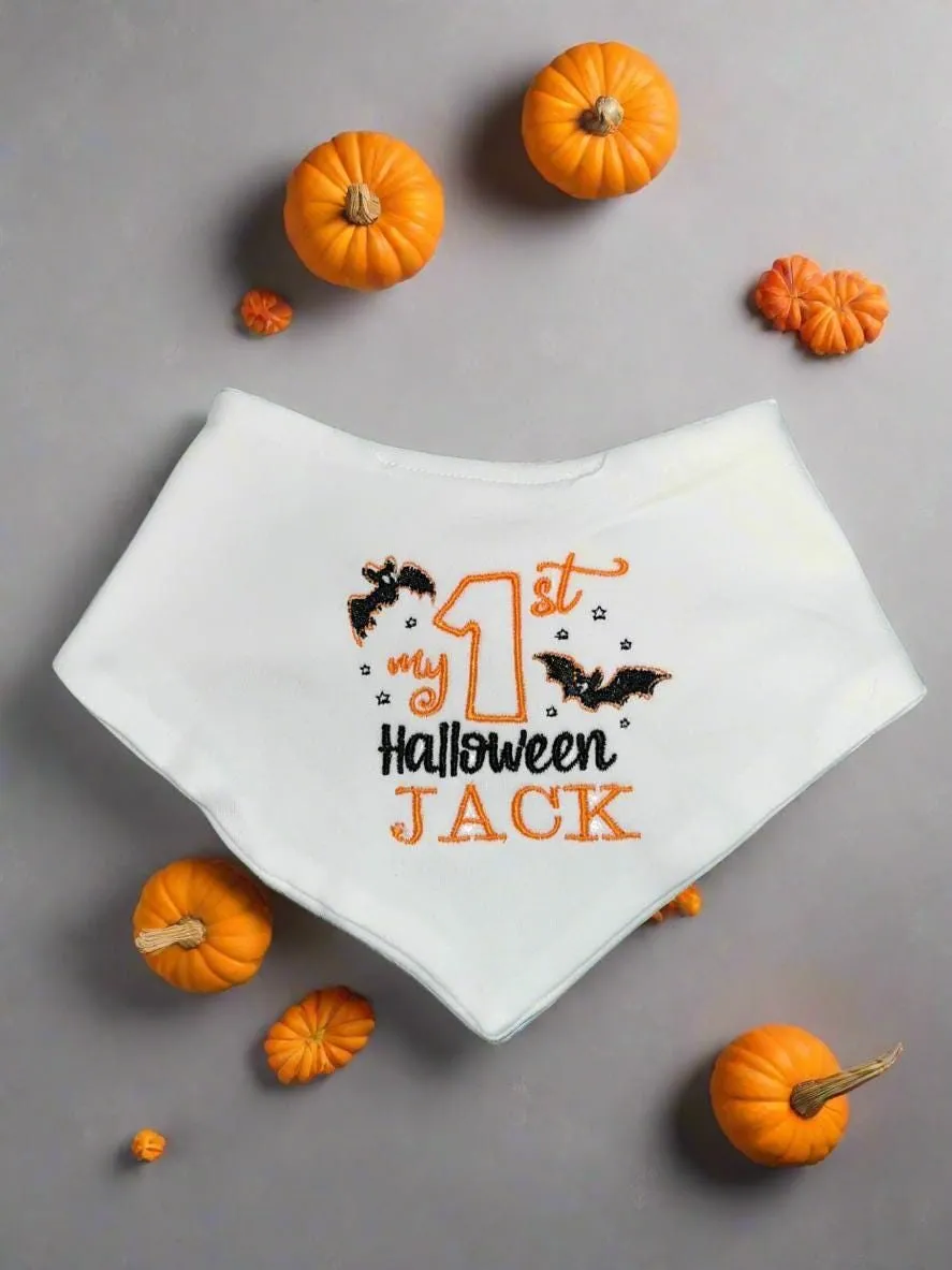 My 1st Halloween Baby Bib