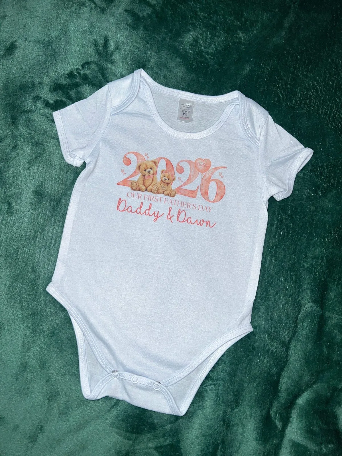 My First Father’s Day Personalised Bodysuit