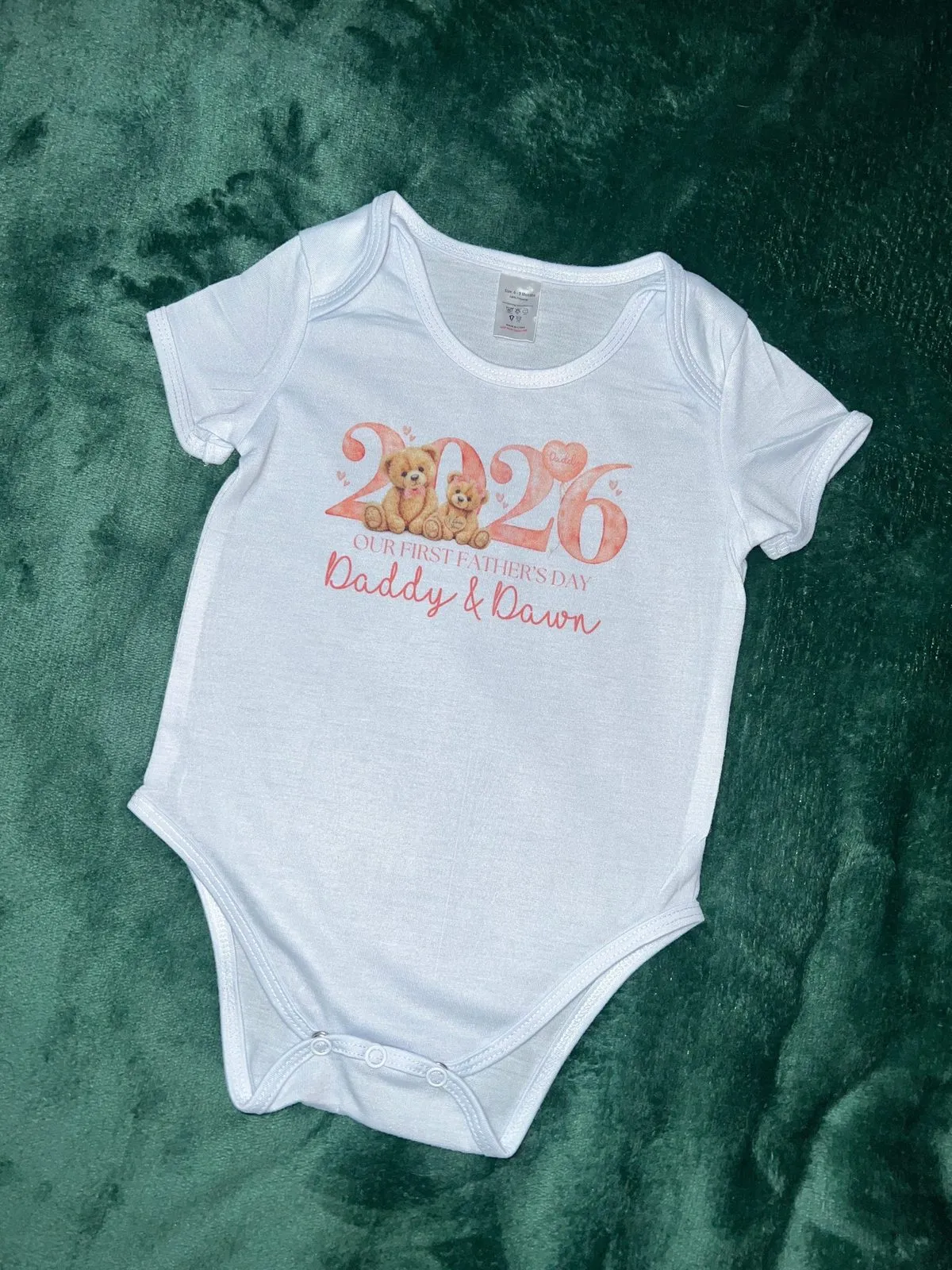 My First Father’s Day Personalised Bodysuit