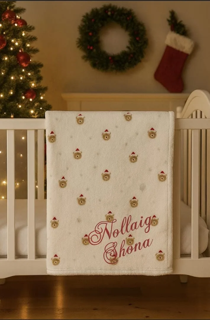 Nollaig Shona Christmas Baby Blanket