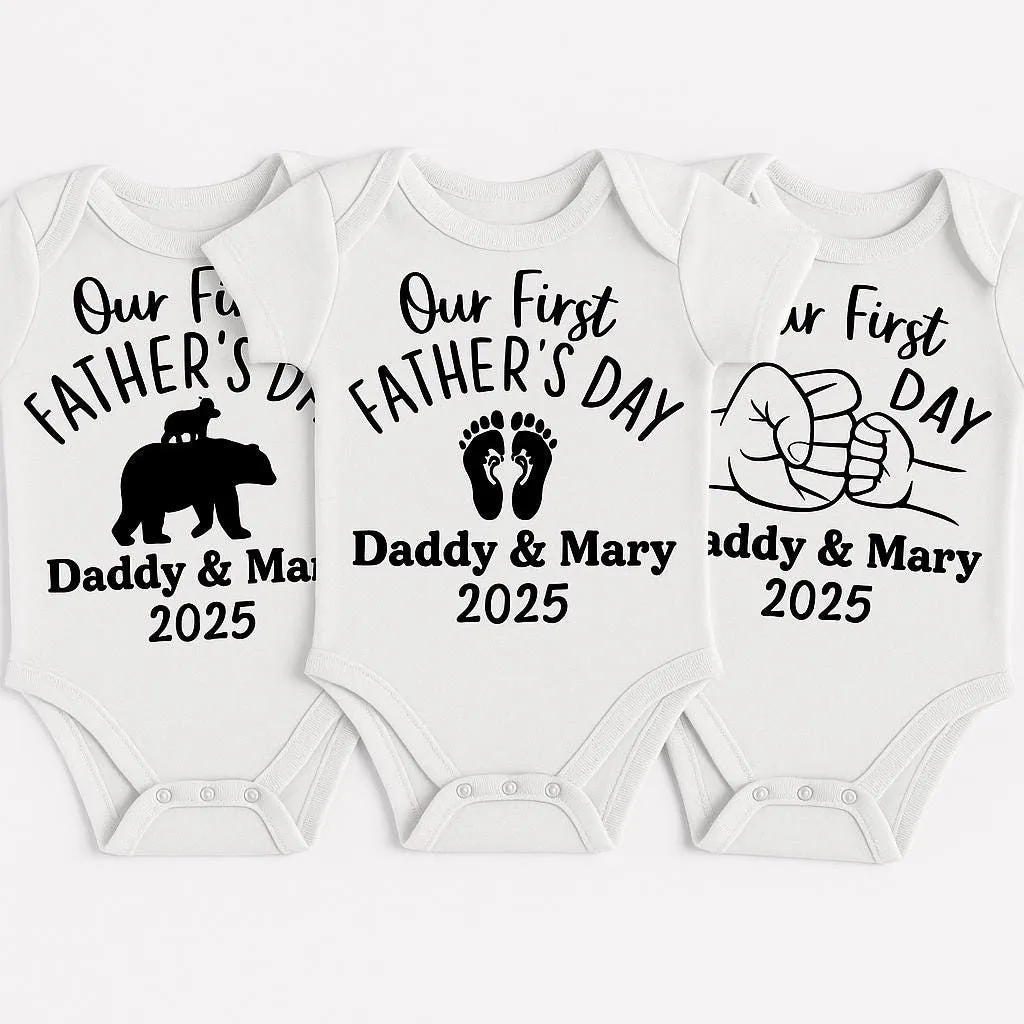 Our First Father’s Day Personalised Bodysuit