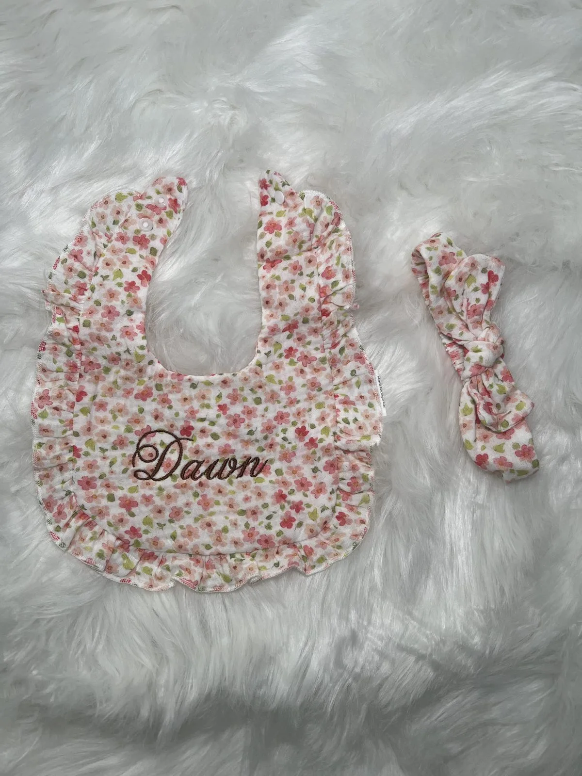 Personalised Bib and Headband