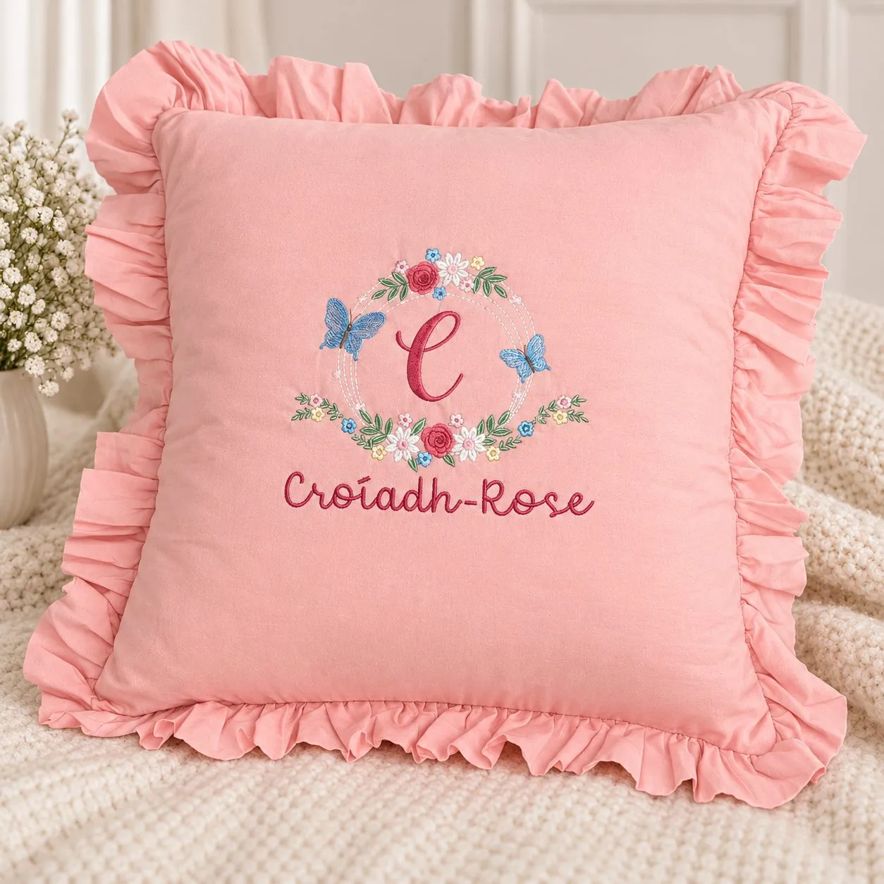 Personalised Butterfly Garden Cushion
