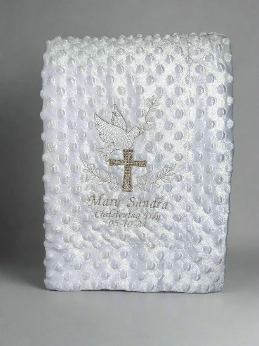 Personalised Christening Blanket