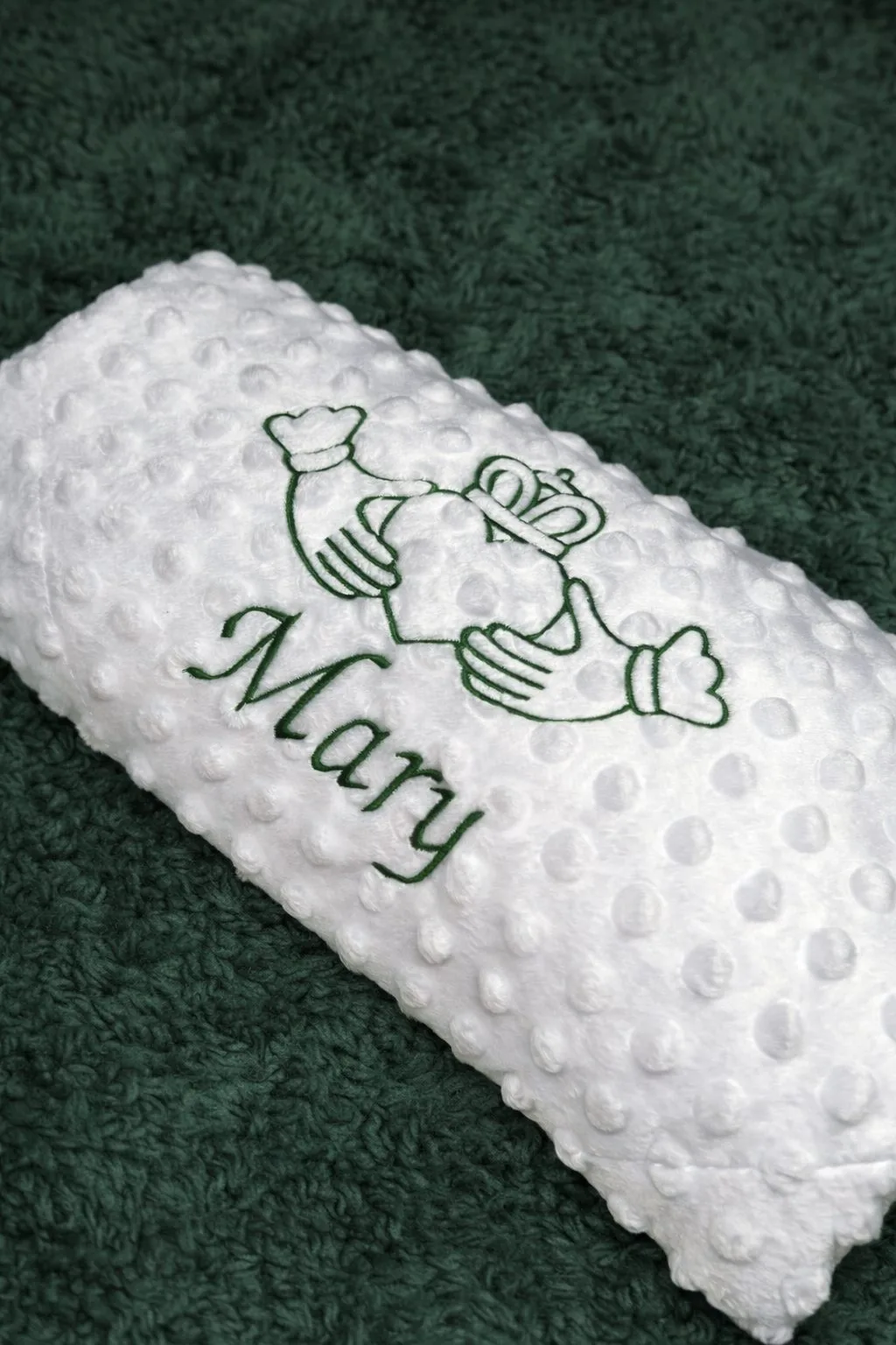 Personalised Claddagh Baby Blanket