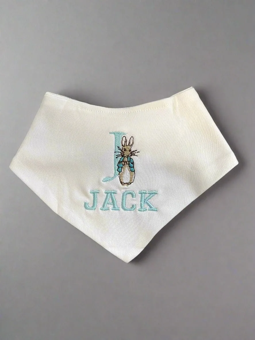 Personalised Initial Bunny Bib