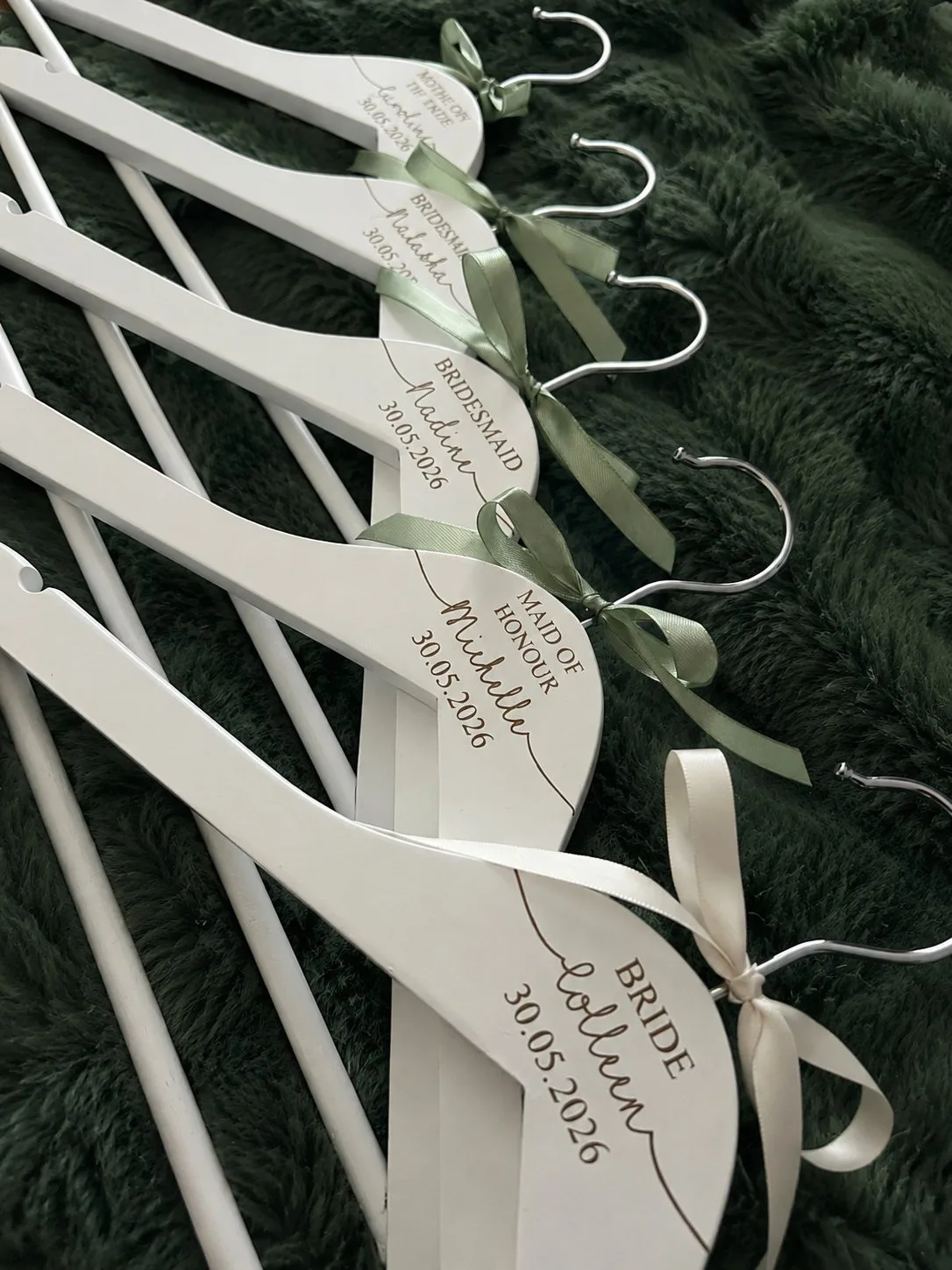 Personalised Wedding Hangers